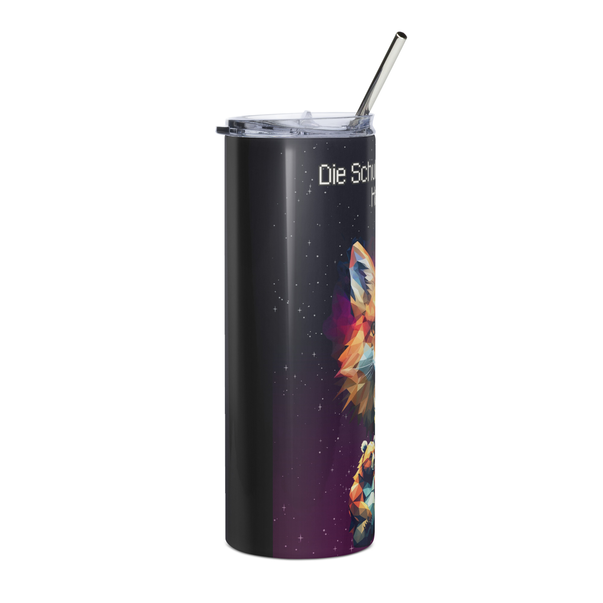Edelstahl-Tumbler zu „Die Schule der kleinen Hacker – Abenteuer im Krypto-Universum“ | Felix, Bär & Stier | 600 ml – Bild 6